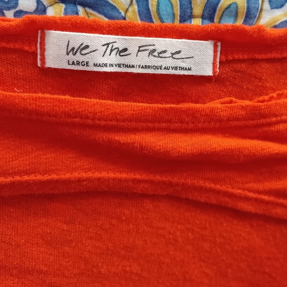 Free People L cut-out linen t-shirt - Picture 7 of 8